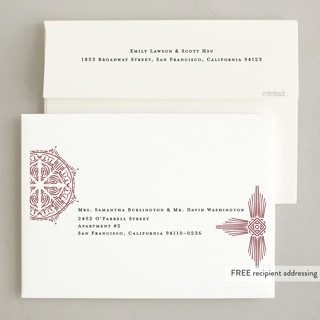 This is a celeste non photo holiday cards with standard by Grae called mother and child printing on signature in standard