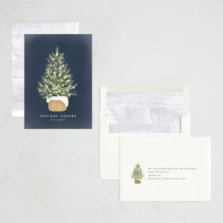 This is a caspian non photo holiday cards with standard by chocomocacino called dengaku printing on signature in standard