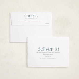 This is a ice new year photo cards with standard by Owl and Toad called cheers to new printing on recycled smooth signature in standard