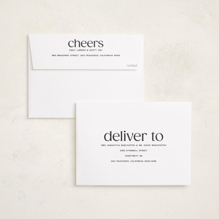 This is a night new year photo cards with standard by Owl and Toad called cheers to new printing on recycled smooth signature in standard