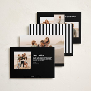 This is a coal new year photo cards with standard by Carolyn MacLaren called perfectly simple printing on recycled smooth signature in standard