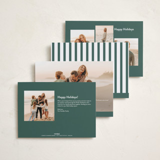 This is a fern new year photo cards with standard by Carolyn MacLaren called perfectly simple printing on recycled smooth signature in standard