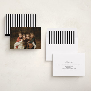 This is a coal new year photo cards with standard by Carolyn MacLaren called perfectly simple printing on recycled smooth signature in standard