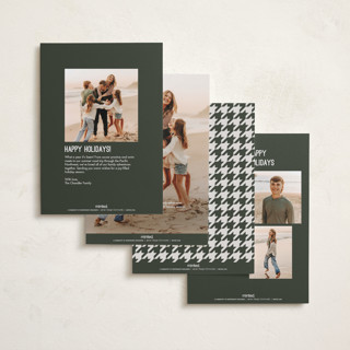 This is a forest new year photo cards with standard by Karen Glenn called new year win printing on recycled smooth signature in standard