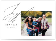 This is a colorful new year photo card by Nicoletta Savod called New Year Elegance with standard printing on signature in standard.