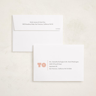 This is a creamsicle new year photo cards with standard by Snow and Ivy called bring on the cheer printing on recycled smooth signature in standard