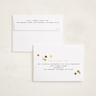 This is a midnight new year photo cards with standard by Anastasia Makarova called our new era printing on recycled smooth signature in standard