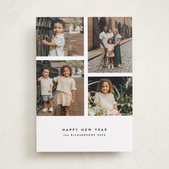 "Four" - New Year Photo Cards in Classic by Kelly Schmidt.