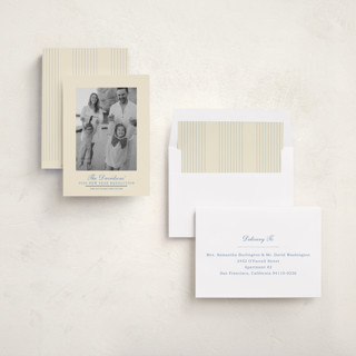 This is a eggnog new year photo cards with standard by Baumbirdy called resolutions printing on recycled smooth signature in standard