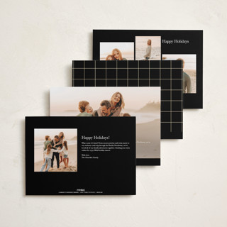 This is a night new year photo cards with standard by Owl and Toad called cheers to new printing on recycled smooth signature in standard