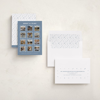 This is a glacier new year photo cards with standard by Claudia Orengo called year gallery printing on recycled smooth signature in standard