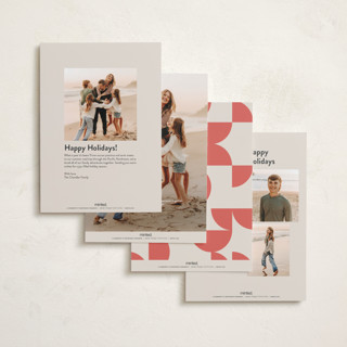 This is a candy cane new year photo cards with standard by Carmia Jordaan called big and bold printing on recycled smooth signature in standard