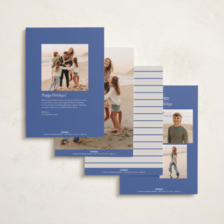 This is a midnight new year photo cards with standard by Alexandra Cohn called regency printing on recycled smooth signature in standard