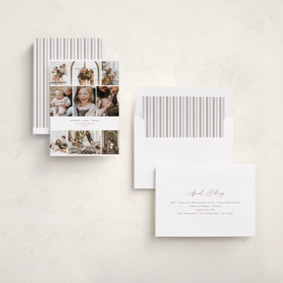 This is a cotton new year photo cards with standard by chocomocacino called spicka printing on recycled smooth signature in standard
