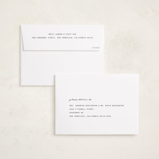 This is a vanilla new year photo cards with standard by Blustery August called chimes printing on recycled smooth signature in standard