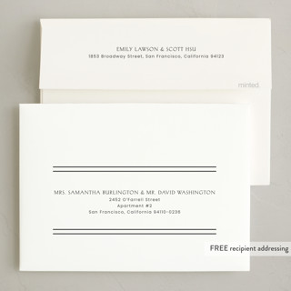 This is a parchment new year photo cards with standard by Nicole Walsh called headliner printing on recycled smooth signature in standard