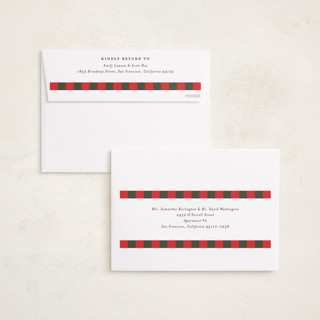 This is a elf socks new year photo cards with standard by Jackie Crawford called fun border checkers printing on recycled smooth signature in standard