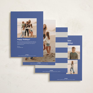 This is a santorini new year photo cards with standard by chocomocacino called sifnos printing on recycled smooth signature in standard