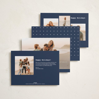 This is a snow new year photo cards with standard by Adelyn T. called 120 film printing on recycled smooth signature in standard