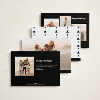 This is a tuxedo new year photo cards with standard by Brook Metts called simple & sweet new year printing on recycled smooth signature in standard