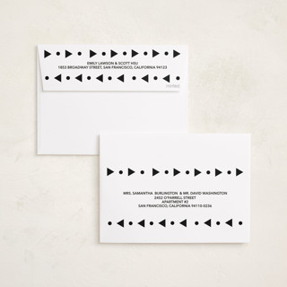 This is a tuxedo new year photo cards with standard by Brook Metts called simple & sweet new year printing on recycled smooth signature in standard