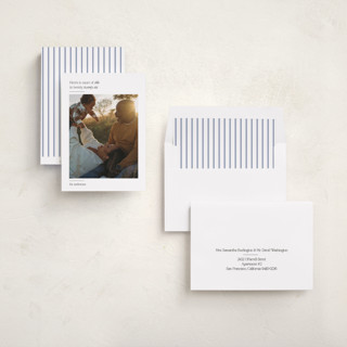 This is a ivory new year photo cards with standard by Annie Shapiro called more of this printing on recycled smooth signature in standard