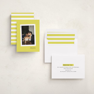 This is a lemon new year photo cards with standard by Kristen Knechtel called bold neon printing on recycled smooth signature in standard