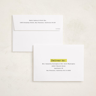 This is a lemon new year photo cards with standard by Kristen Knechtel called bold neon printing on recycled smooth signature in standard