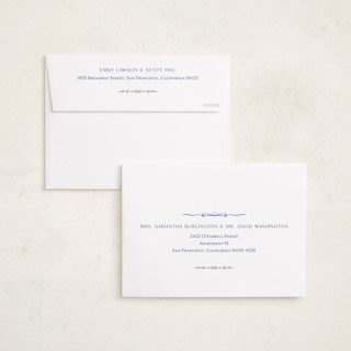 This is a wintermint new year photo cards with standard by Lucrecia Caporale called delicate botanical frame printing on recycled smooth signature in standard
