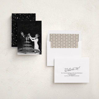 This is a onyx new year photo cards with standard by Kate Ahn called lively note printing on recycled smooth signature in standard