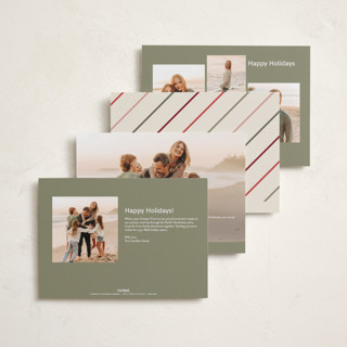 This is a spruce new year photo cards with standard by Sarah Hawkins Designs called dancing happy printing on recycled smooth signature in standard