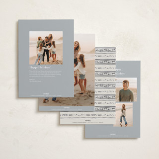 This is a mist new year photo cards with standard by Lucrecia Caporale called cheerful frame printing on recycled smooth signature in standard