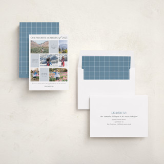 This is a wintermint new year photo cards with standard by Adelyn T. called favourite moments printing on recycled smooth signature in standard