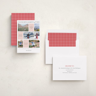 This is a candy new year photo cards with standard by Adelyn T. called favourite moments printing on recycled smooth signature in standard