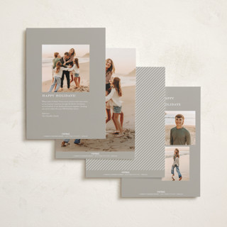 This is a gravel new year photo cards with standard by Michelle Taylor called on the edge printing on recycled smooth signature in standard