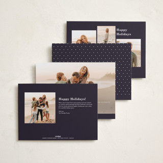 This is a blackberry new year photo cards with standard by Ani Somi called big top printing on recycled smooth signature in standard