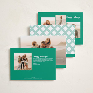 This is a elf shoes new year photo cards with standard by Kristie Kern called here we go! printing on recycled smooth signature in standard