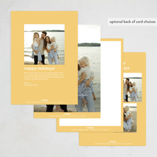 This is a sunrise new year photo cards with standard by Blustery August called bold printing on recycled smooth signature in standard