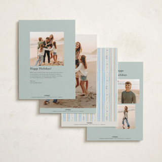 This is a wintermint new year photo cards with standard by Lucrecia Caporale called delicate botanical frame printing on recycled smooth signature in standard