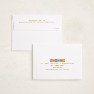This is a citrine new year photo cards with standard by Kelly Watkins called colorful printing on recycled smooth signature in standard