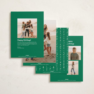 This is a forest new year photo cards with standard by Erika Firm called new year cheer doodles printing on recycled smooth signature in standard