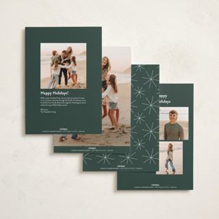 This is a ivy new year photo cards with standard by Jen Tips called all aglow printing on recycled smooth signature in standard