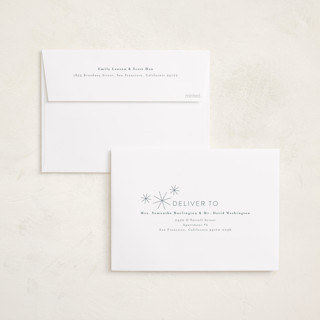 This is a frost new year photo cards with standard by Jen Tips called all aglow printing on recycled smooth signature in standard