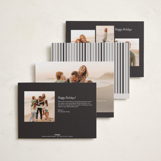 This is a noir new year photo cards with standard by chocomocacino called pabassinas printing on recycled smooth signature in standard