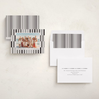 This is a noir new year photo cards with standard by chocomocacino called pabassinas printing on recycled smooth signature in standard