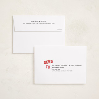 This is a sunset new year photo cards with standard by Olivia Raufman called año nuevo printing on recycled smooth signature in standard