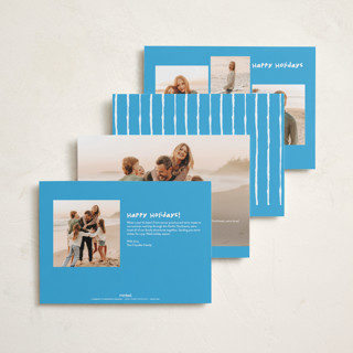 This is a bluebell new year photo cards with standard by Vivian Yiwing called handlettered polariod printing on recycled smooth signature in standard