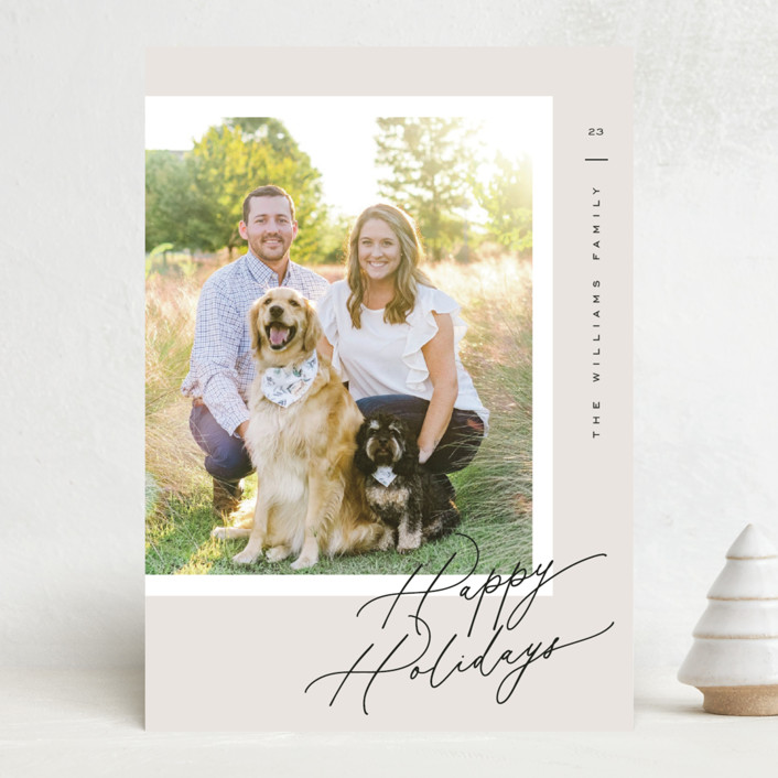 Founded New Year Photo Cards by Pixel and Hank Minted