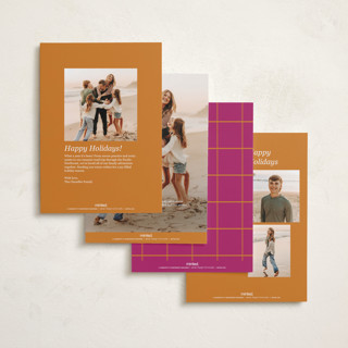 This is a cider new year photo cards with standard by Lindsay Megahed called sideways printing on recycled smooth signature in standard