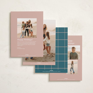 This is a candy new year photo cards with standard by Lindsay Megahed called sideways printing on recycled smooth signature in standard